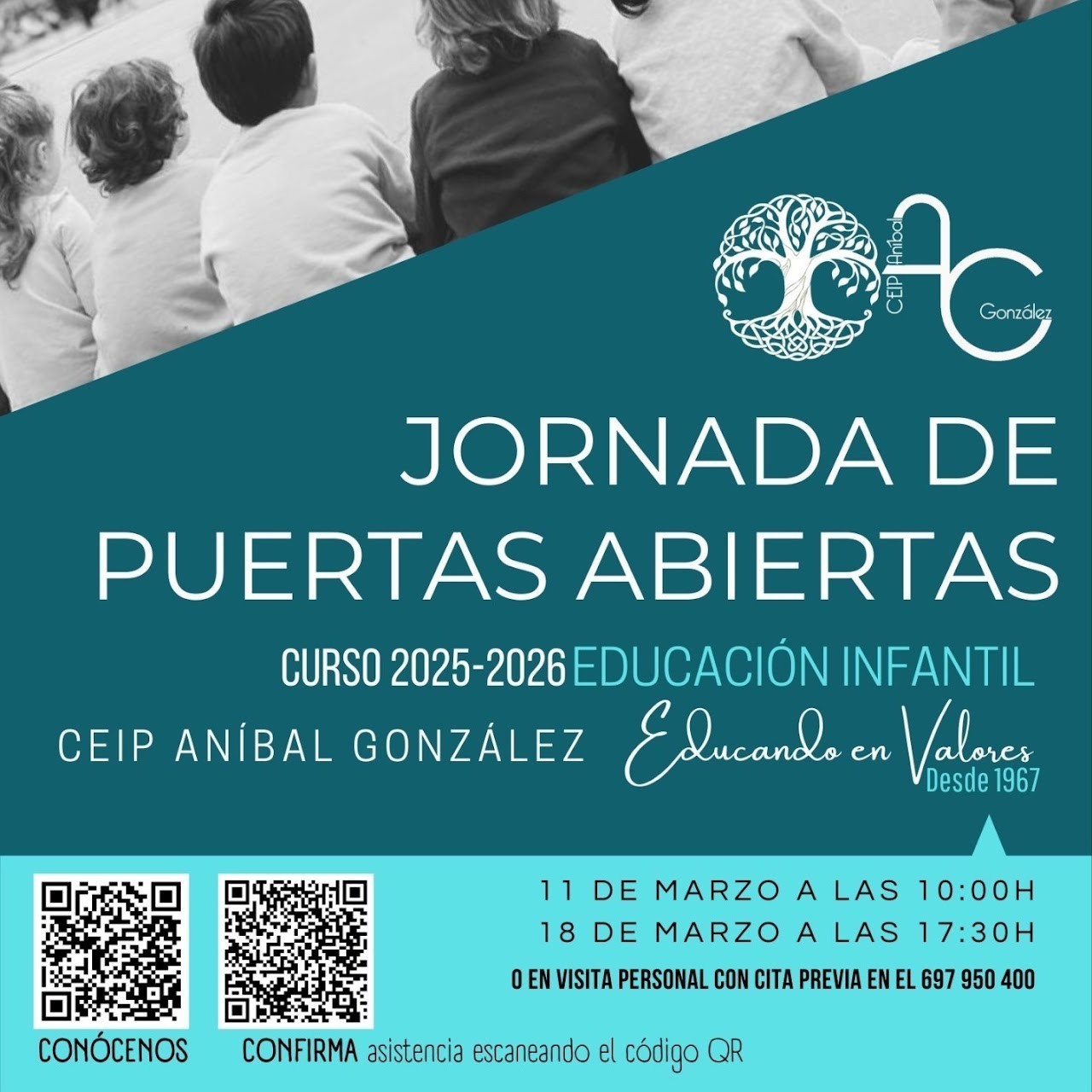 Jornada de Puertas Abiertas en el CEIP Aníbal González